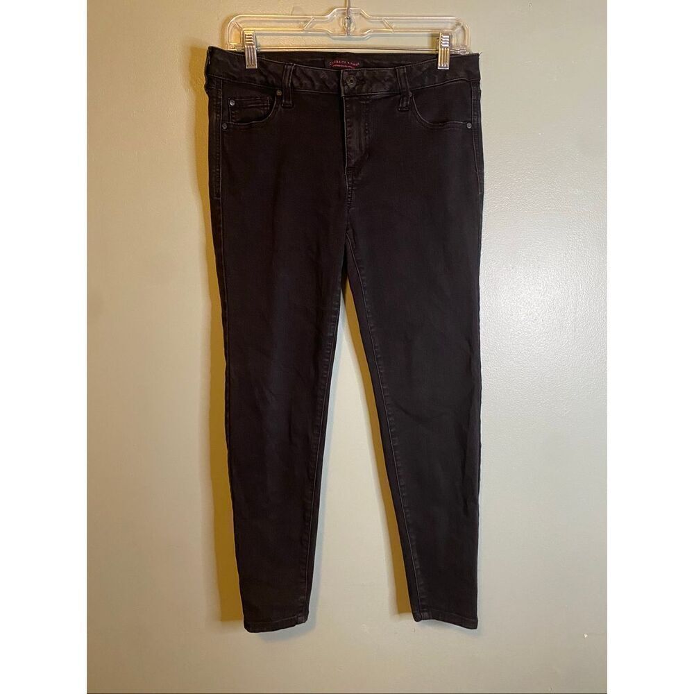Celebrity Pink Black Midrise Skinny Ankle Jeans Size 11/30